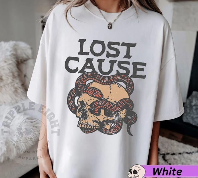 do retro t shirt snake skull logo design