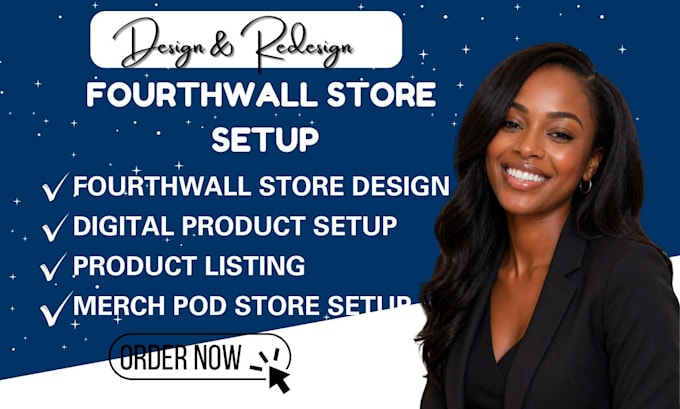 setup fourth wall pod merch store, design fourthwall website redesign fourthwall