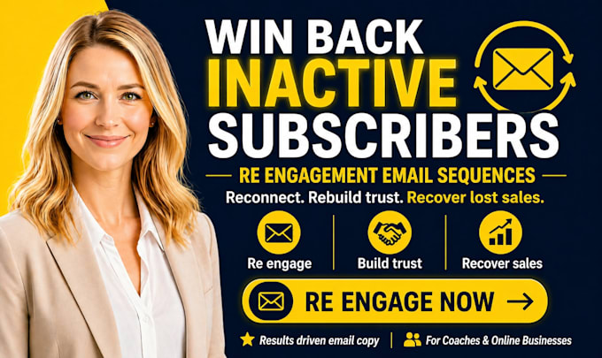 write re engagement email sequences for inactive subscribers