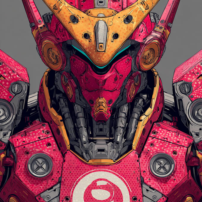 illustrate your mecha, robot and armored characters