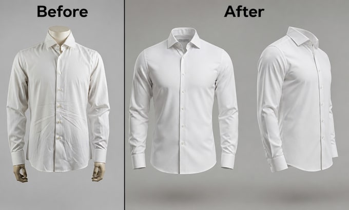 ghost mannequin and invisible mannequin editing for clothing