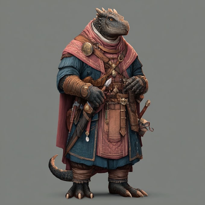 draw dnd character art for your campaign