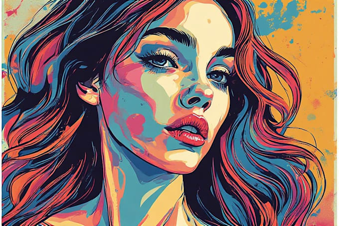 make awesome wpap pop art portrait for you