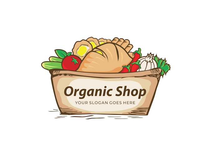 design a fresh vegetable logo for your brand