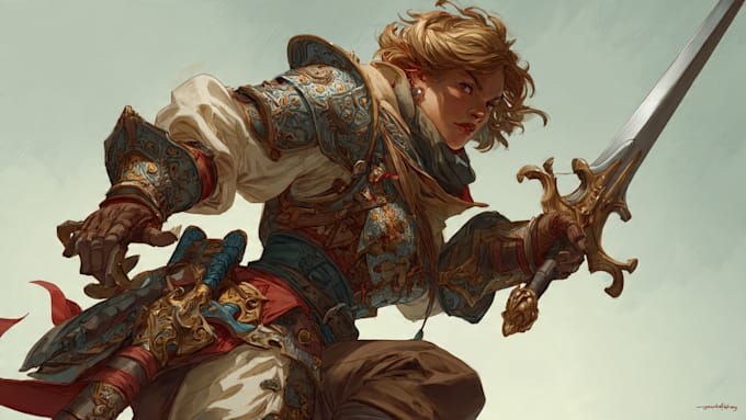 dnd character art and dnd character art