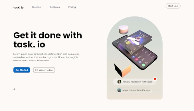 do figma website design, website ui ux design, ui ux design