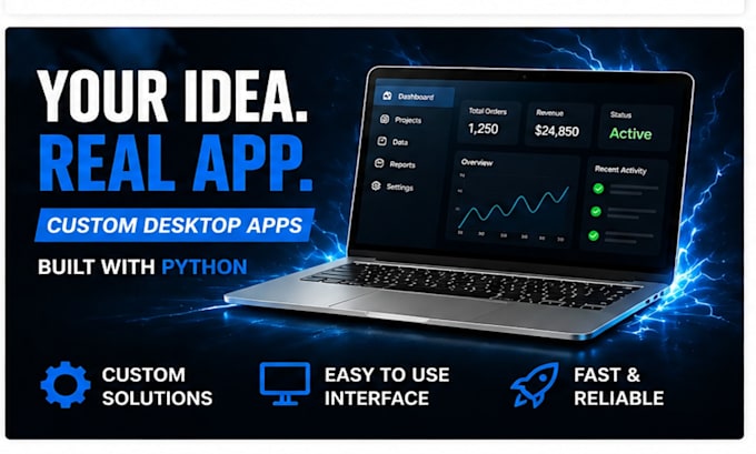 build a custom desktop app to automate your business tasks