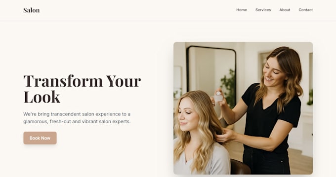design a clean, modern and responsive landing page website
