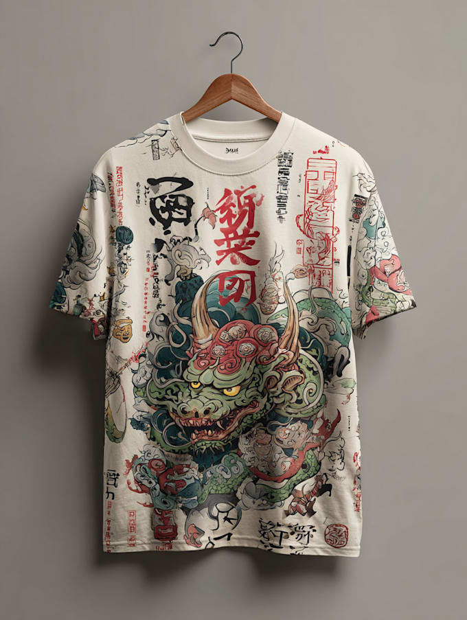 japanese t shirt illustration