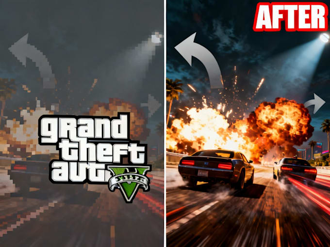 create eye catching gta gaming thumbnails for youtube
