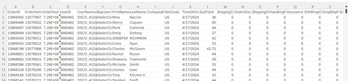do accounting and data entry in excel accurately