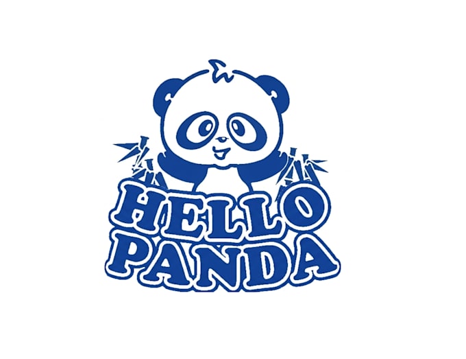 create modern panda logo t shirt design