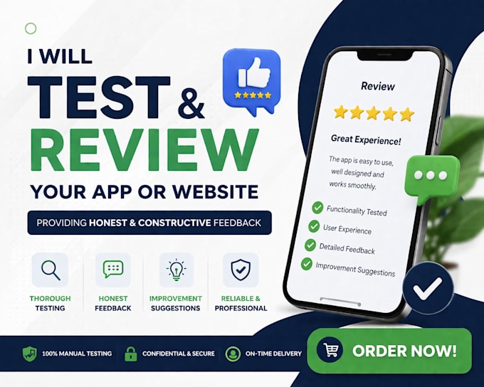 test your app and provide detailed usability  bug feedback