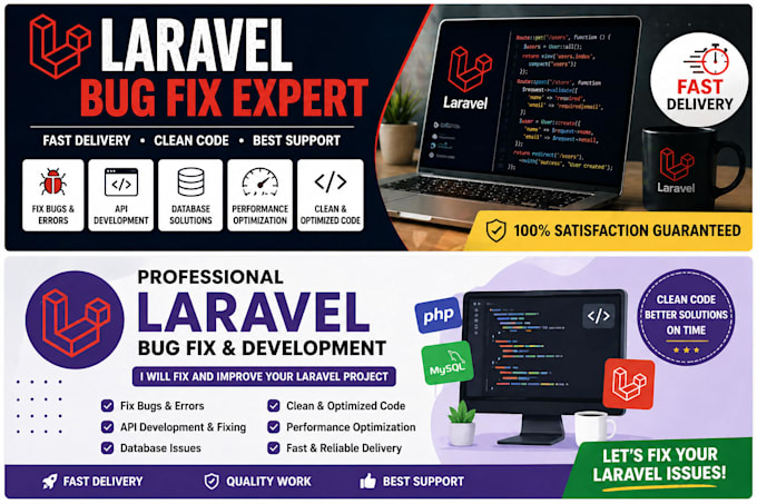 fix laravel bugs, errors and API issues fast