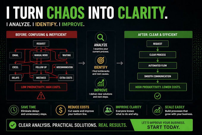audit and improve your business process or workflow