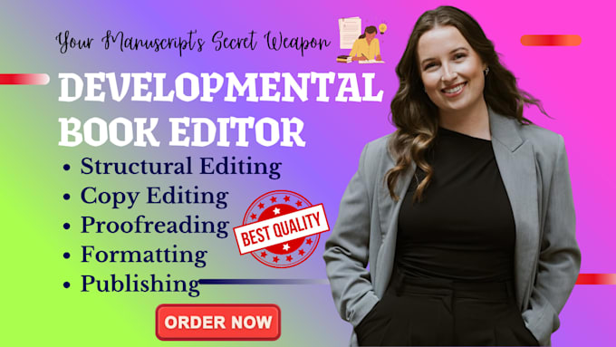 developmental edit your book for clarity, structure, and flow