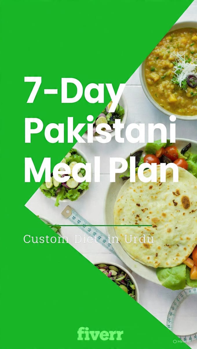 create a custom pakistani meal plan for weight loss