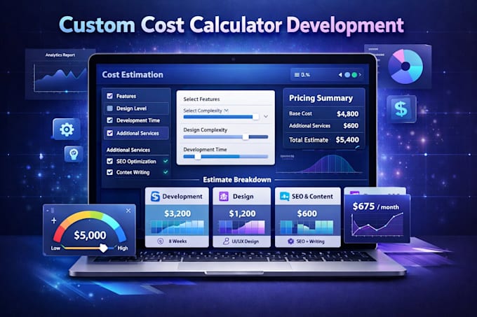 build a custom cost calculator, pricing, quote, or ROI calculator for wordpress