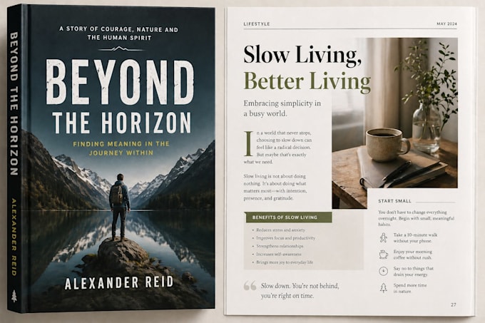 do professional book formatting and layout design for amazon KDP