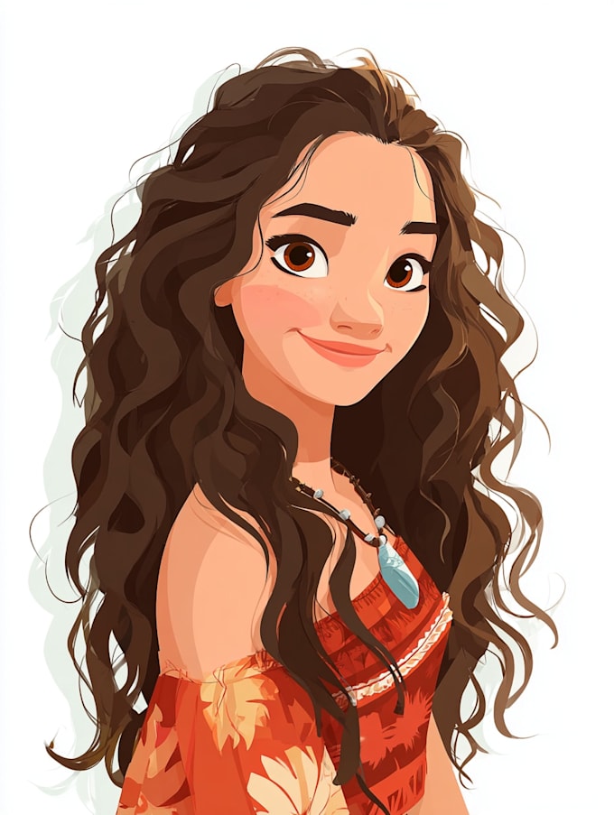 do an portrait into cartoon disney