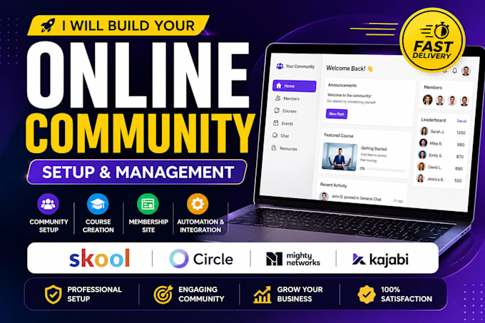 set up your skool community and act as your onboarding expert