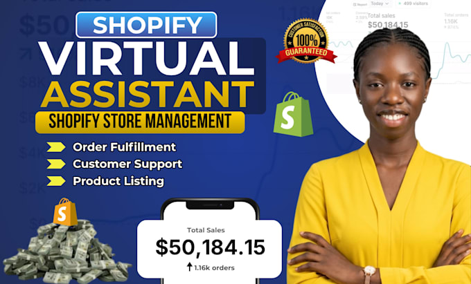 be shopify virtual assistant for data entry and shopify va store manager expert
