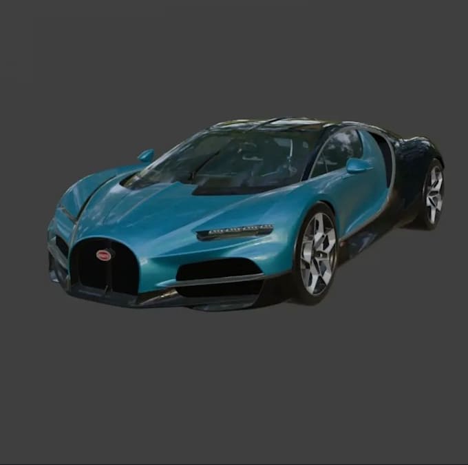 create highly quality 3d car, truck models, realistic render