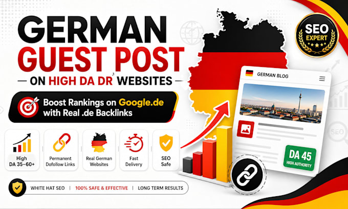 do german guest post on high da and DR websites
