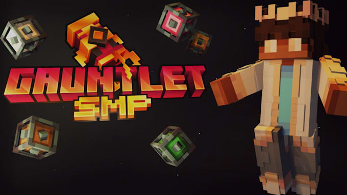 create a cinematic minecraft youtube thumbnail