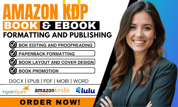 do amazon kdp book and ebook formatting layout design for kindle kdp formatting