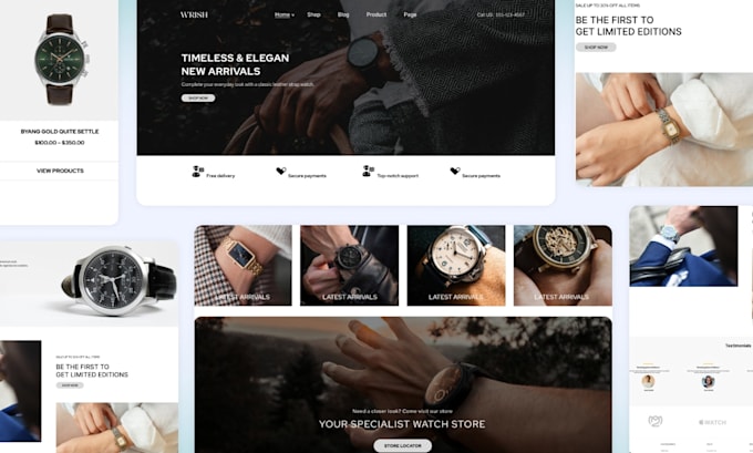 design a high converting ecommerce landing page UI UX in figma