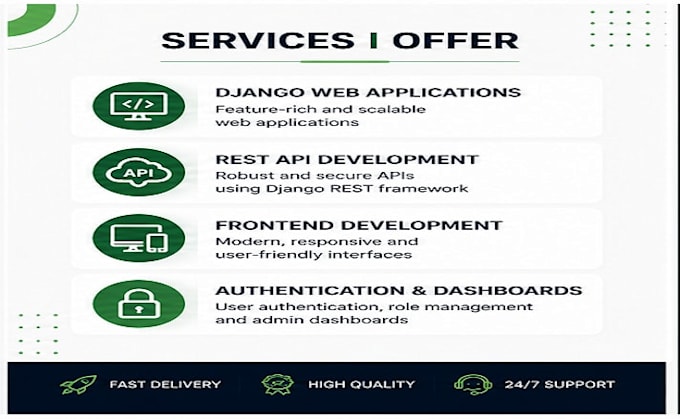 build python django web apps, apis and automation scripts