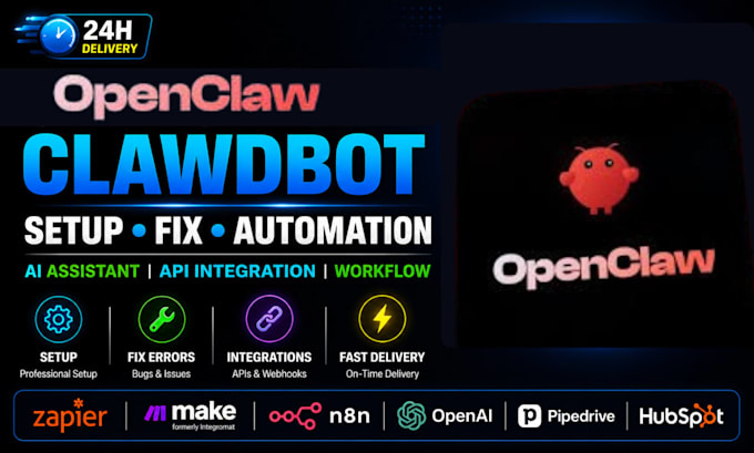 setup install openclaw clawdbot automation fix open claw openclaw ai assistant