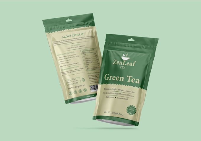 create premium pouch and food packaging design