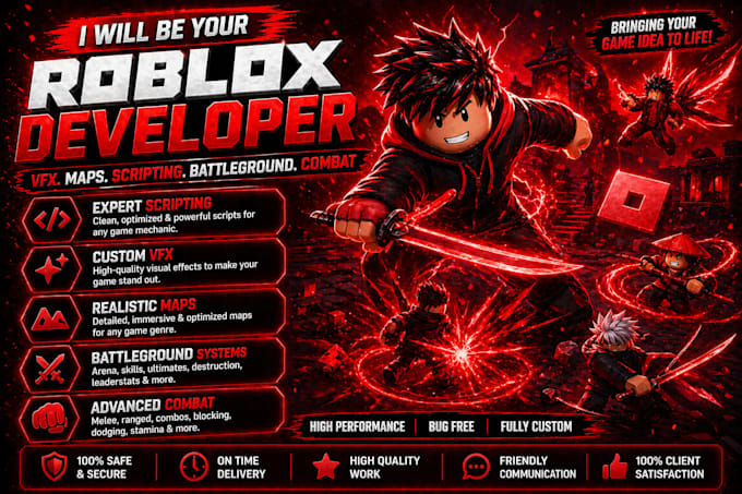 roblox developer, roblox map roblox vfx scripter battleground combat for game