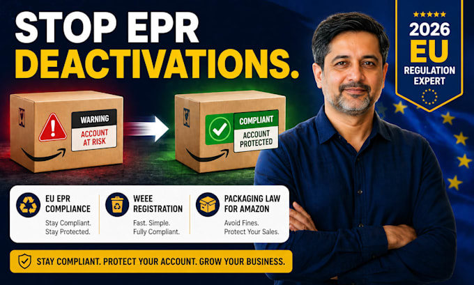 handle your eu epr compliance, weee registration, and packaging law for amazon