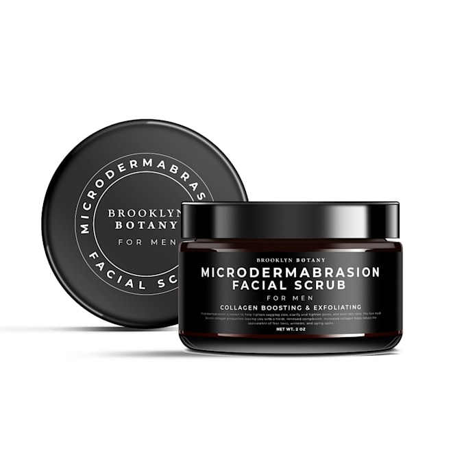 design premium cosmetic label and box packaging design