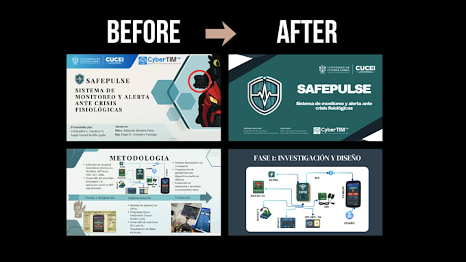 design a modern canva presentation or business slides