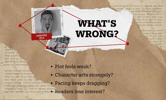 beta read your story and investigate what is not working