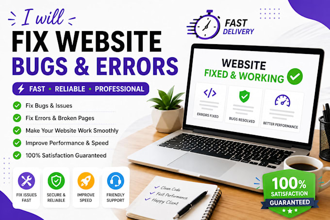 repair website problems and improve performance