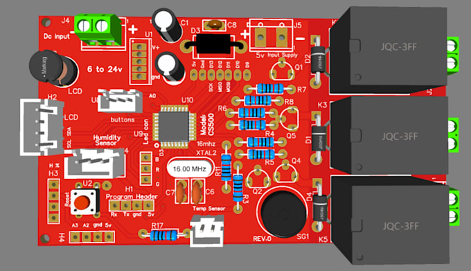 do schematic,pcb design, pcb assembly, hardware development