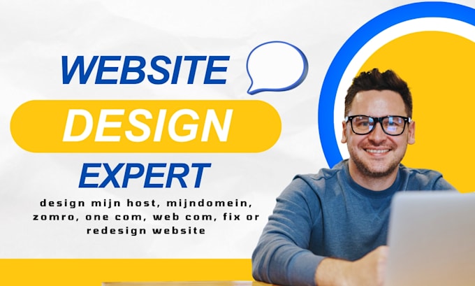 design mijn host, mijndomein, zomro, one com, web com, fix or redesign website