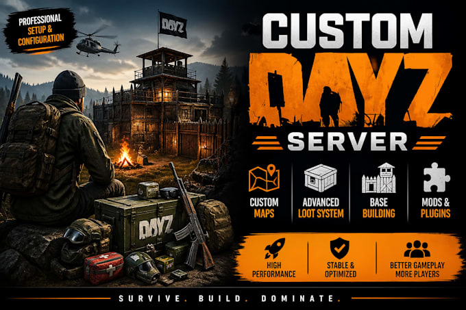 setup custom dayz server map lot systemdayz building server mods