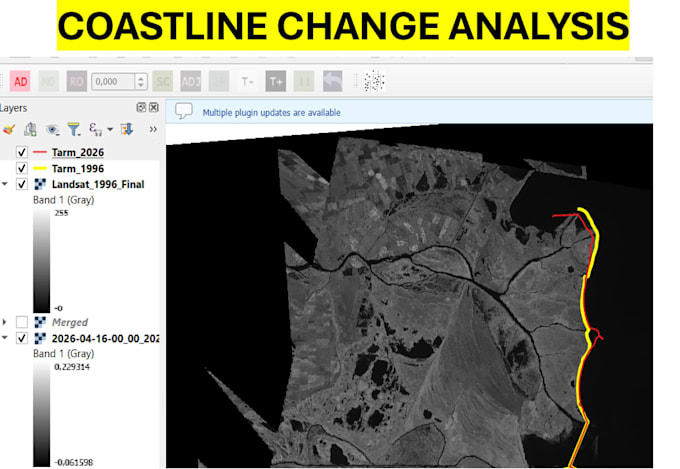 do map digitization and change detection in qgis