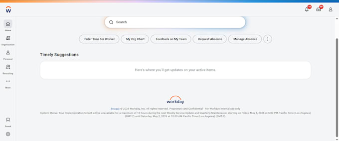 provide professional workday training in hcm, recruiting and reporting live demo
