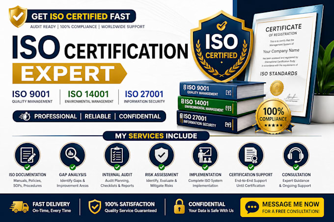do iso 9001 14001 27001 certification audit documentation