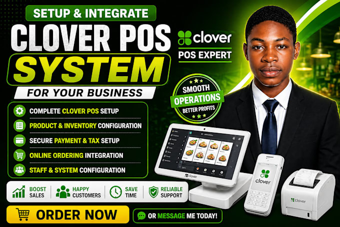 set up clover pos integration for seamless business operations