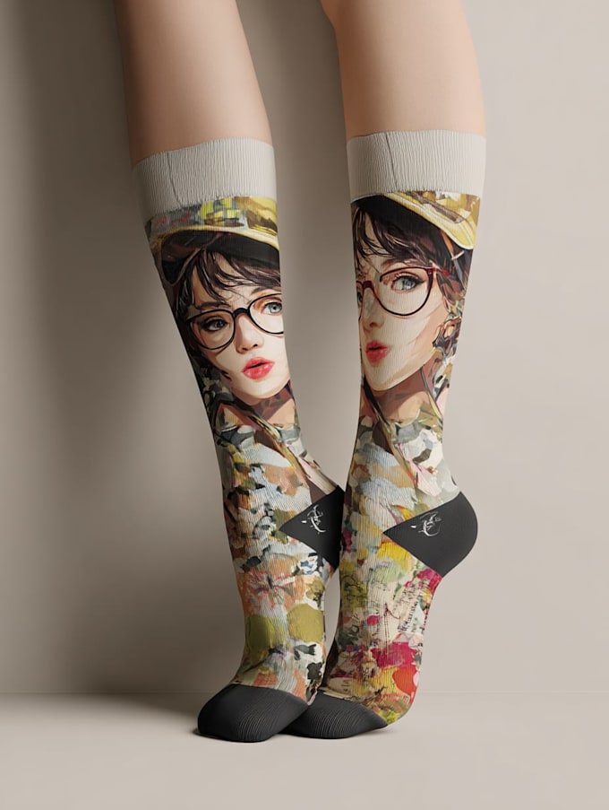 unique socks design and custom socks design