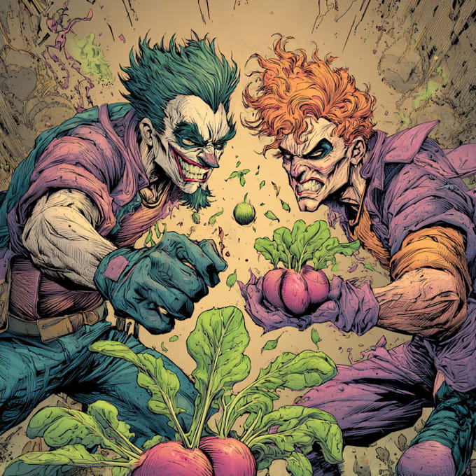 comic book illustration with comic book illustrator