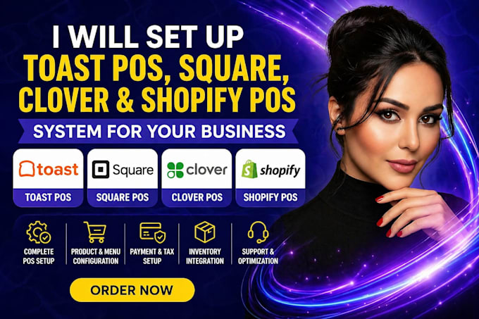 set up square clover shopify pos system for your business